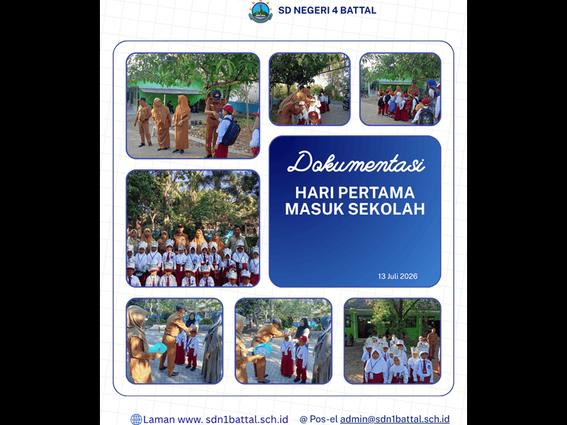 Hari Pertama Masuk Sekolah